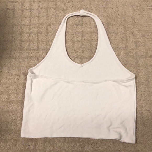 White Halter Top - Picture 2 of 3